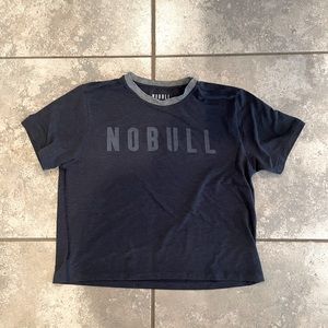 Navy Nobull boxy tee womens medium